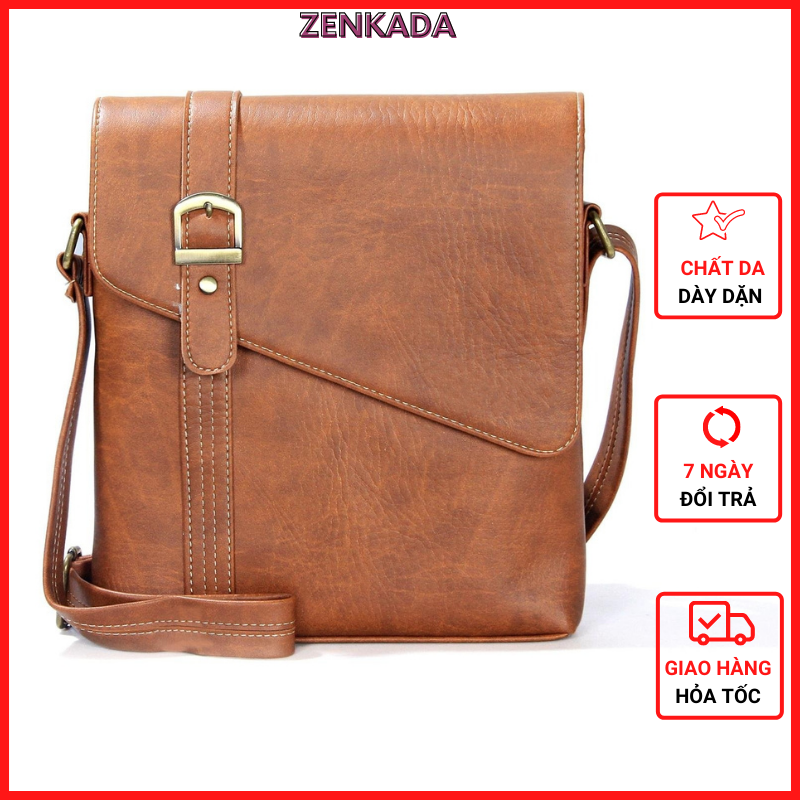 Túi đeo chéo đựng ipad Zenkada tiện dụng sang trọng và lịch lãm_ZIP01