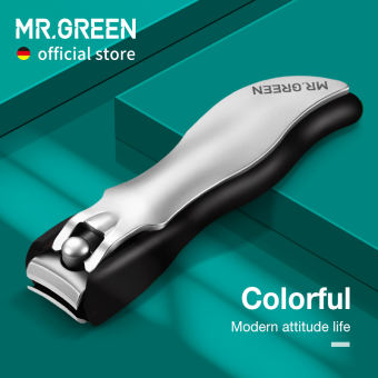 Dụng Cụ Cắt Móng Tay Màu Xanh Lá Cây MR., Dụng Cụ Cắt Móng Chống Bắn Có Thể Tháo Rời Thiết Kế Móng Tay Cắt, Dụng Cụ Làm Móng Tay Bằng Thép Không Gỉ Tông Đơ