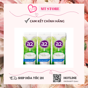 [DATE 7/2024] 💕MẪU MỚI💕 1 Lốc sữa A2 nước nguyên kem 200ml x 6 hộp