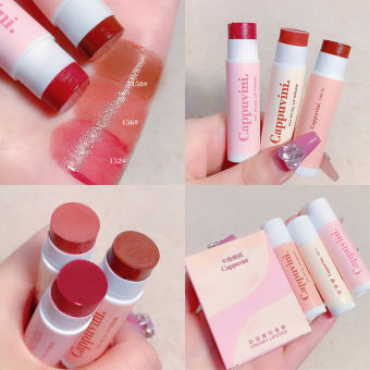 3 màu sắc môi son dưỡng môi nuôi dưỡng son lâu trôi giữ ẩm chăm sóc môi trang điểm môi