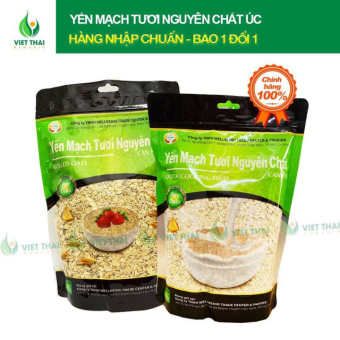 Yến mạch tươi Úc [CHẤT LƯỢNG] Yến mạch hữu cơ nguyên chất CÁN DẸP ( Gói 500g )