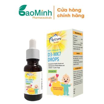 Vitamin d3k2 MK7 cho bé ngủ ngon cao lớn Avisure D3MK7
