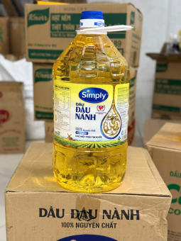 Dầu đậu nành Simply can 5 lít