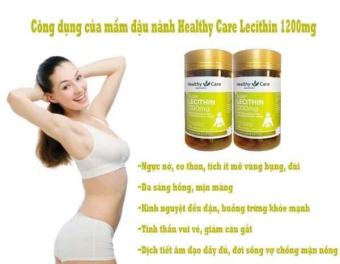 Hàng Chuẩn ÚC ] Mầm đậu nành Healthy Care Super Lecithin 1200mg