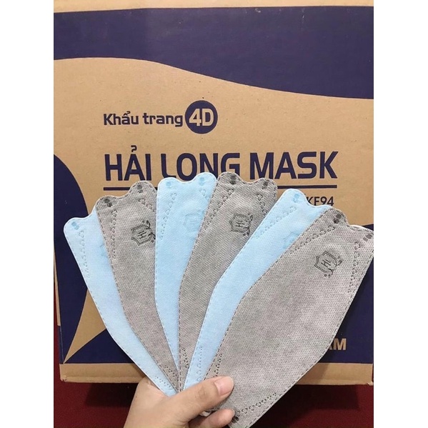 Khẩu trang 4d mask loại kf94 4 lớp kháng khuẩn 1 túi 10 chiếc