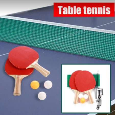 Ping Pong Table Tennis Racket Ping Pong Paddle Set with 2 Bats and 3 Ping Pong Balls