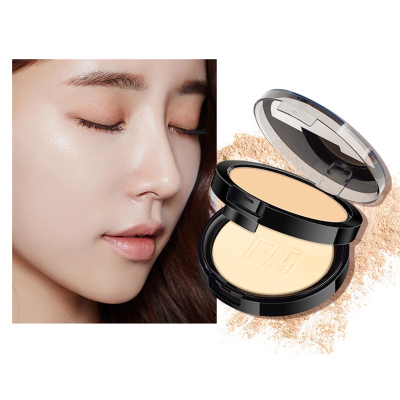 Phấn phủ 2 tầng dạng nén thiết kế hai lớp mềm mịn dưỡng ẩm che khuyết điểm