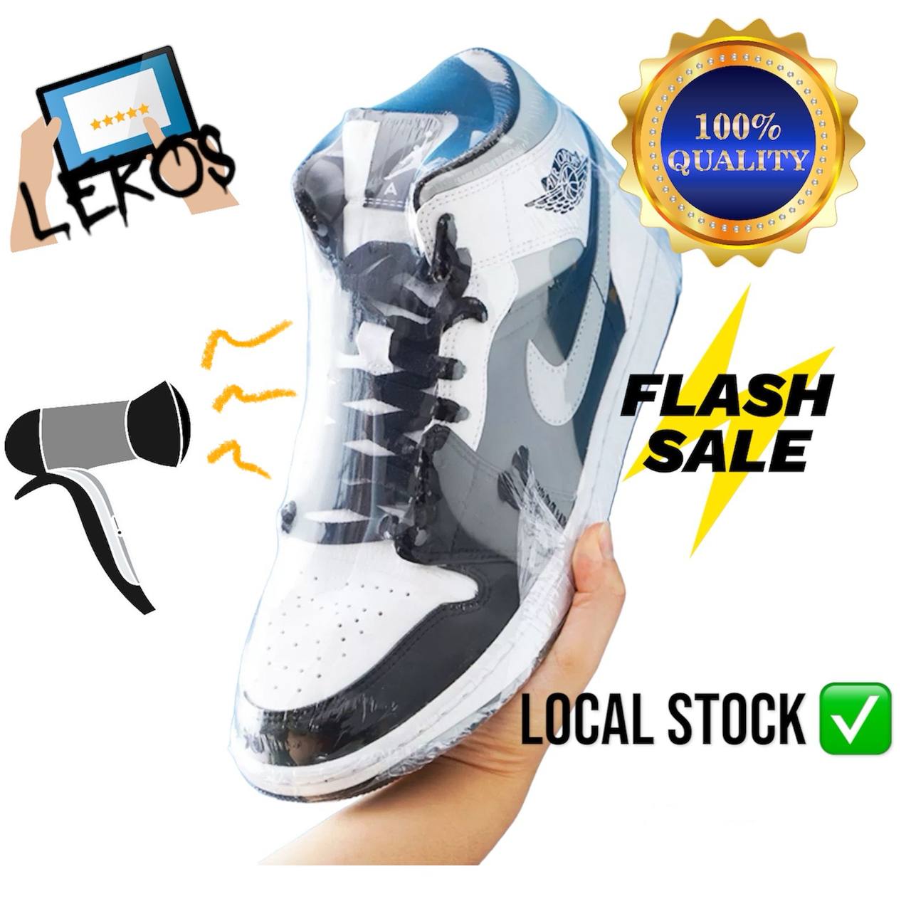 Heat Shrinkable Film For Shoe Packaging Dustproof