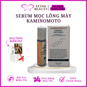 Serum mọc lông mày Kaminomoto - Tinh chất dưỡng mày, kích mày mọc nhanh, serum hỗ trợ mọc lông mày nam nữ chính hãng - ECOM BEAUTY