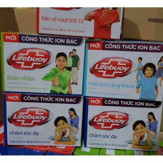 1 thùng (72 cục) xà bông Lifebuoy 90g đủ màu