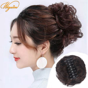 Kẹp Tóc Tổng Hợp Thẳng/Xoăn Tóc Nối Tóc Tổng Hợp Búi Tóc Nối Tóc Búi Tóc Nối