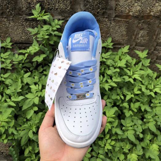 Giày AF1 Màu Mới , GIÀY NIKE MỚI MÀU Trắng Đế Xanh - Trắng Đế Hồng