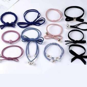 Bộ 12 thun cột tóc Hàn Quốc