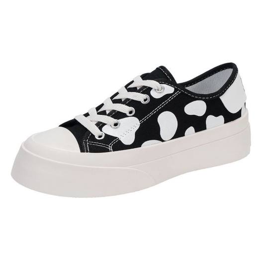 Giày thể thao nữ Ulzzang hình bò sữa đế bánh mỳ