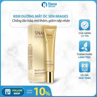 Kem dưỡng mắt ốc sên Snail Images 20g chống nhăn làm mờ quầng thâm bọng mắt hàng nội địa Trung - Nana skincare