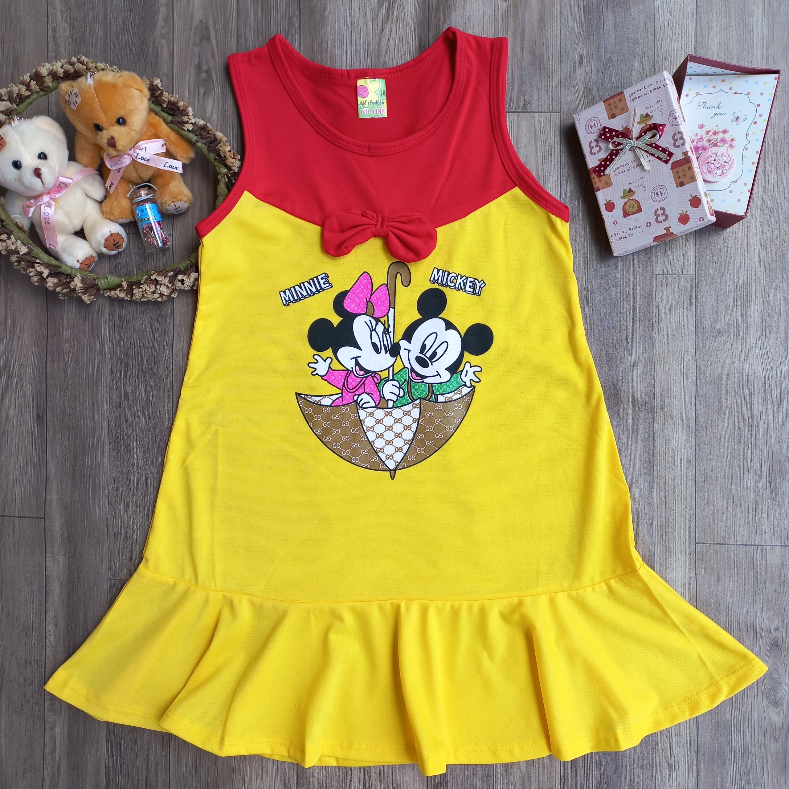 Đầm bé gái 16-24kg, váy bé gái, quần áo trẻ em, đầm thun bé gái, đầm suông, váy chữ A