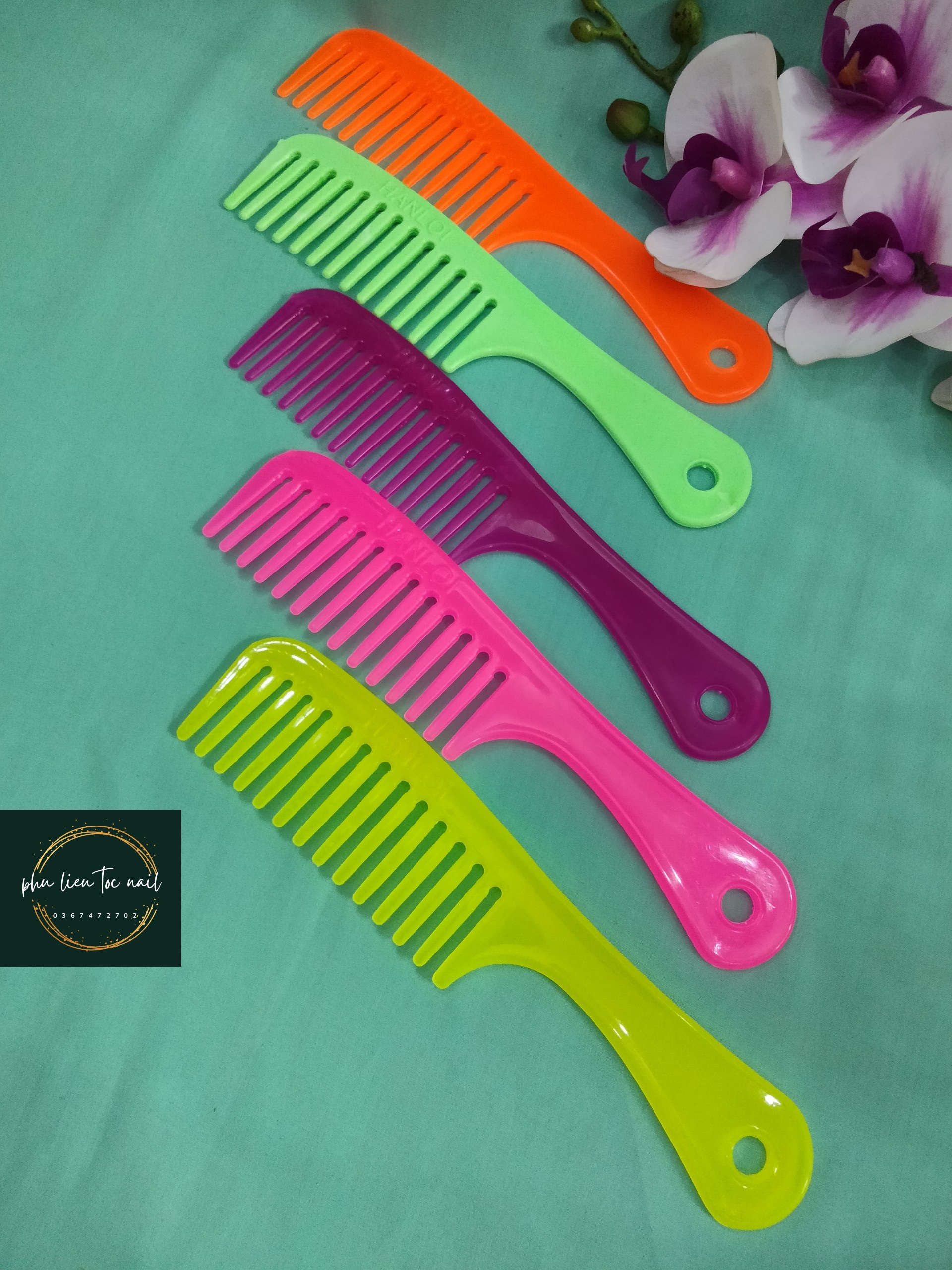 Lược chảy tóc răng thưa cỡ trung - trường thọ, tđ