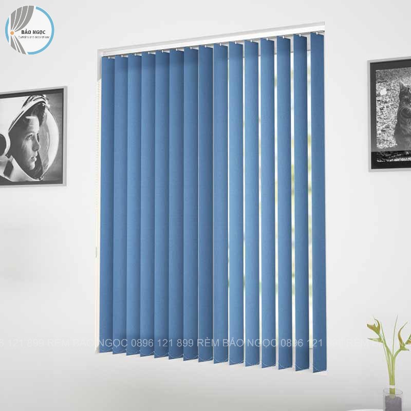 Rèm lá dọc cản nắng, cản sáng 100%