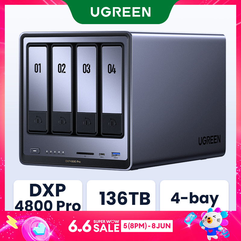 UGREEN NASync DH2300 2-Bay Desktop NAS, Support Capacity 60TB