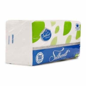 SÉT 1 GÓI GIẤY RÚT LỤA XANH SILKWELL 250 TỜ ( 2 lớp ) loại 1