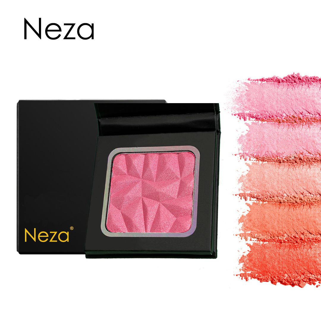 Gambar Neza Long Lasting Blush Natural Pink Orange Monochrome Rouge 5 Colors Choose Daily Office Makeup Black Paper Box