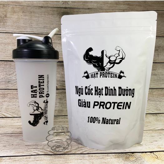 ⊙◄✓ COMBO 2 túi Bột ngũ cốc Hạt Protein Tăng cân tăng cơ Tặng bình pha lắc