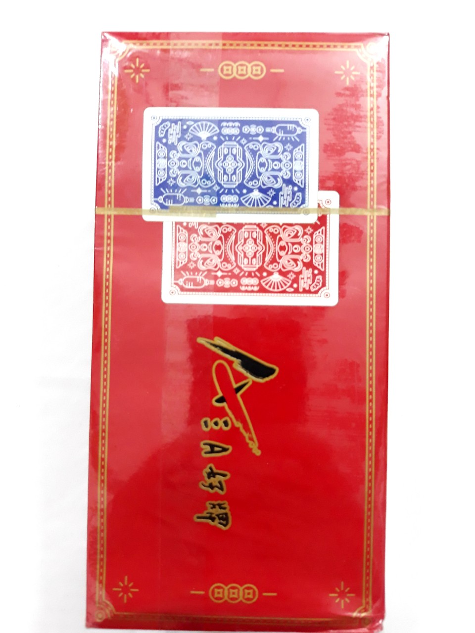 Combo 10 bộ bài tây xanh, đỏ cứng, bóng