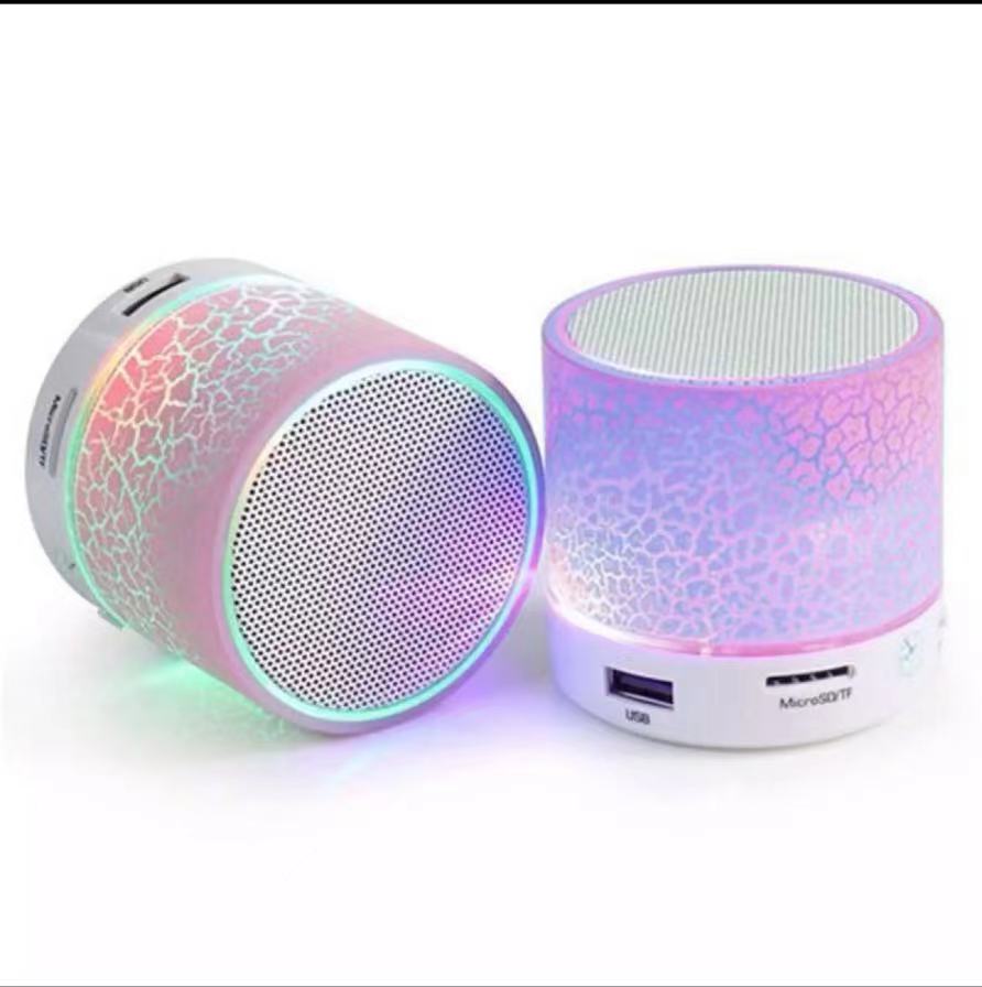 Loa bluetooth mini di động cầm tay, có led nháy theo nhạc, âm thanh hay