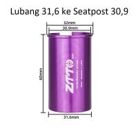 Adaptor Seatpost Reducer Sleeve sepeda tiang sadel