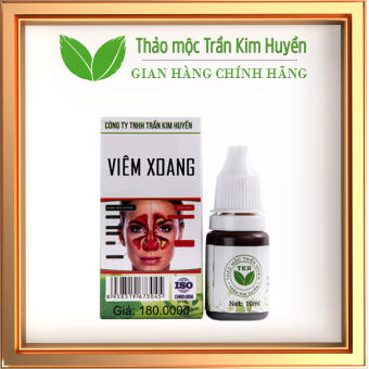 TKH Thảo mộc hỗ trợ Xoang Trần Kim Huyền, làm sạch, sát trùng, giảm đau, thông thoáng vùng xoang