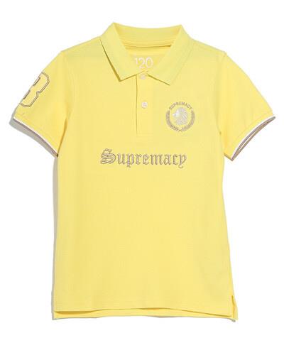 Giordano áo thun có cổ trẻ em superme polo 03011311