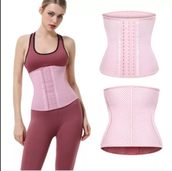 Đai Nịt Bụng Thông Hơi 9 xương - 26cm - Màu Xanh Hồng Trắng