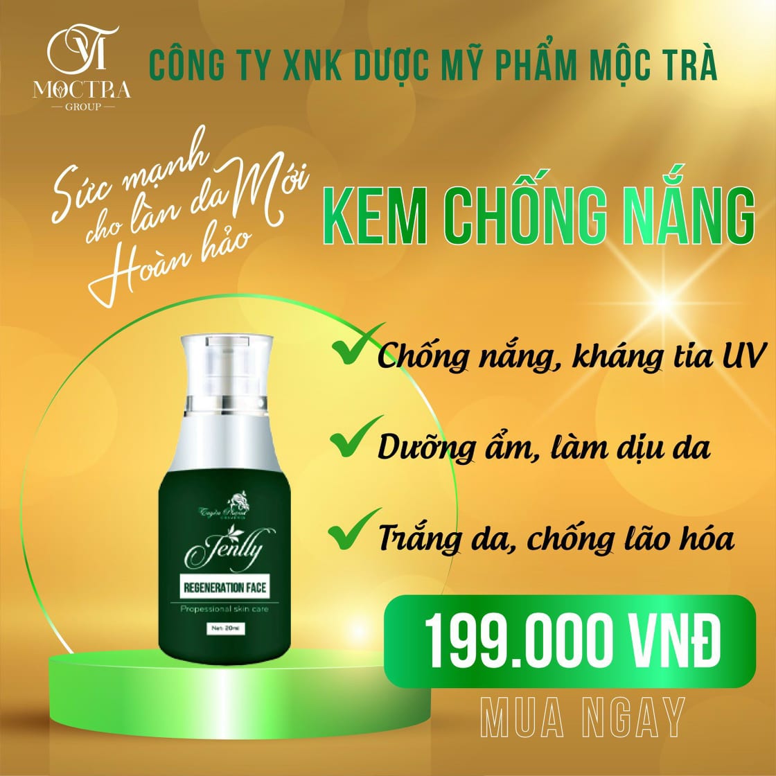 KEM CHỐNG NẮNG JENLLY CAO CẤP