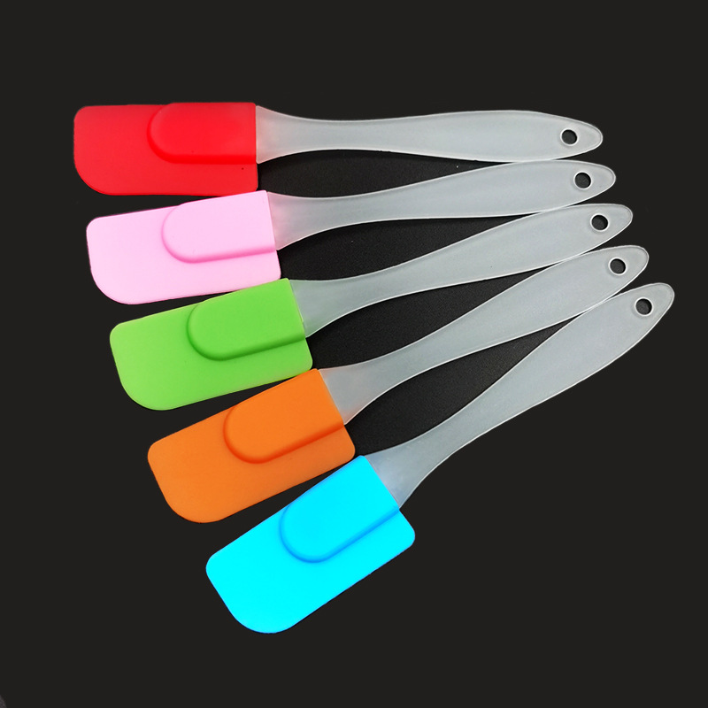Cây trộn bột phết bơ làm bánh bằng silicon, phới dẹt vét kem spatula