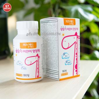 Kẹo Canxi hươu cao cổ hộp 180 viên của Hàn Quốc tăng chiều cao tối ưu cho bé