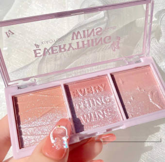 Phấn Má Hồng Phấn Mắt 3 Ô Xiaoyumi Everything Wins