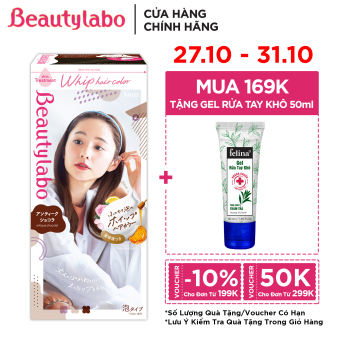 Thuốc nhuộm tóc tạo bọt Beautylabo 125ml – Whip Hair Color Nhật Bản - Màu Tím Khói Lavender