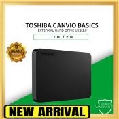 Toshiba Canvio Portable 1TB/2TB External Hard Drive