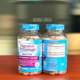 Kẹo dẻo hỗ trợ tiêu hóa Schiff Digestive Advantage Probiotic