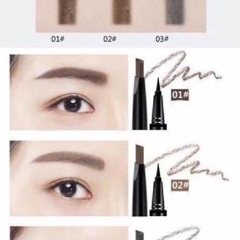 Chì Kẻ Mắt Kẻ Mày Ngang 2 Đầu Novo