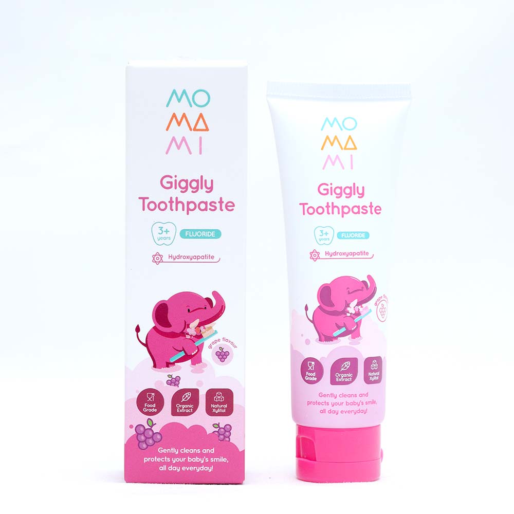 Momami Giggly Toothpaste F Grape