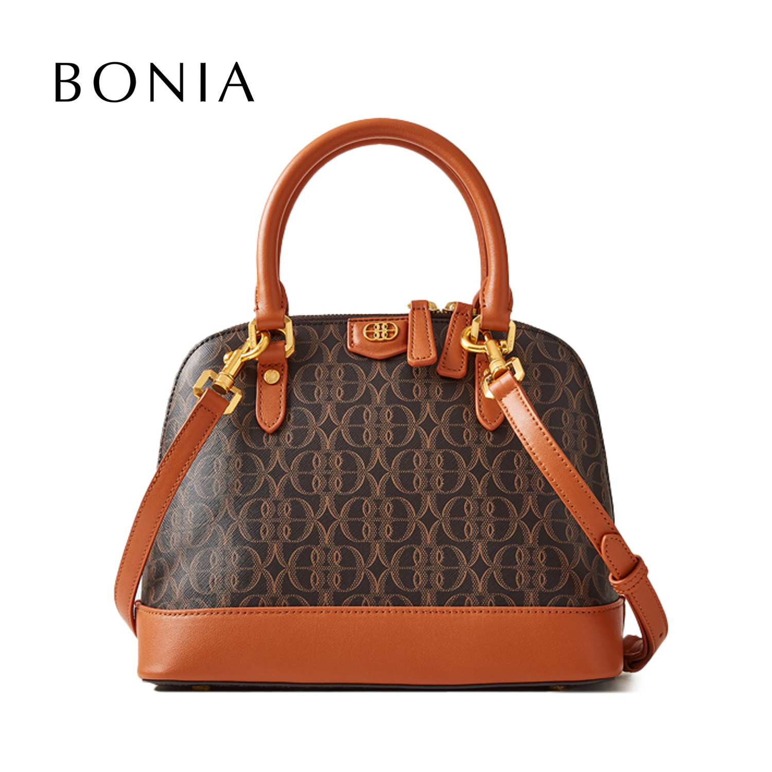 Jual BONIA Monogram Satchel L Original 2023