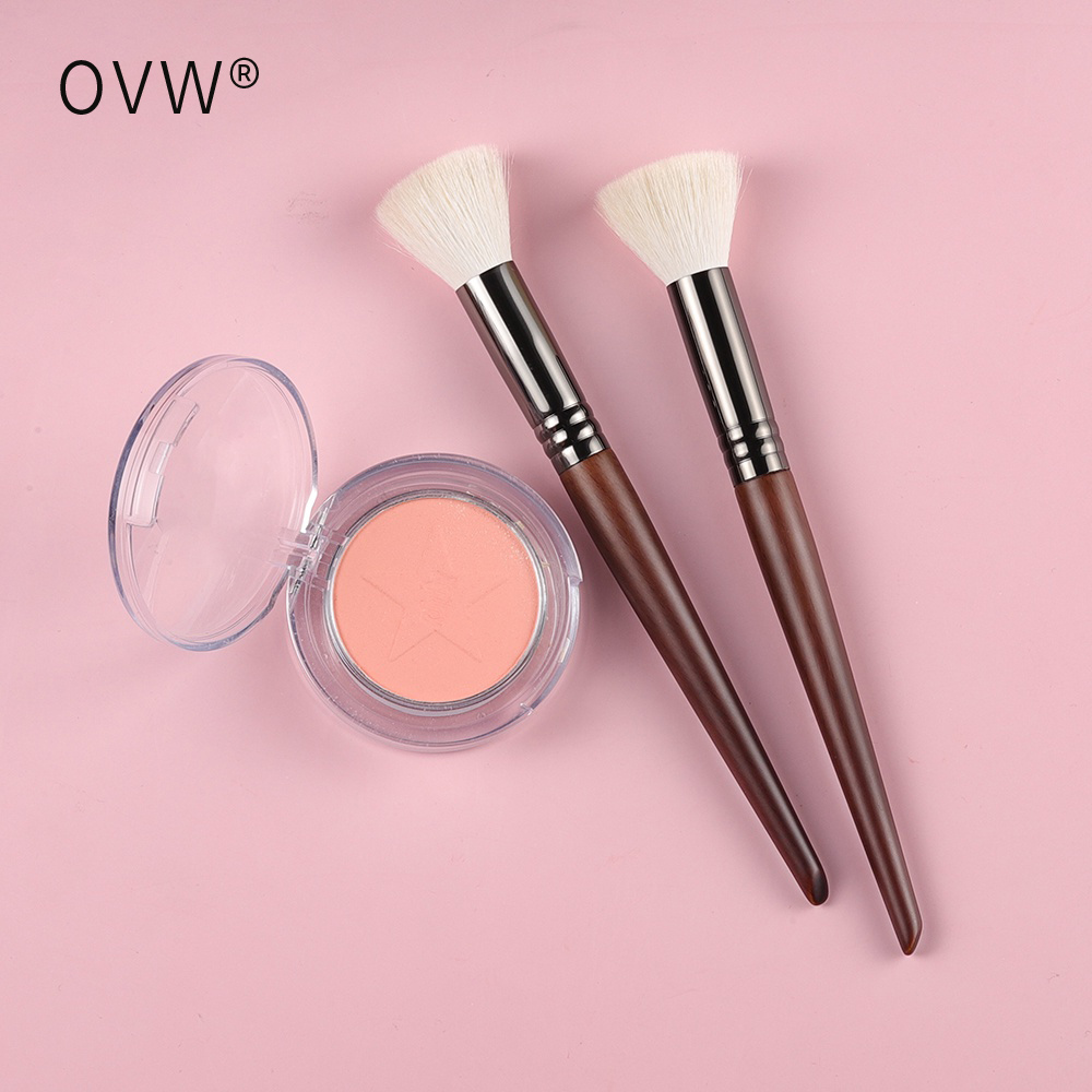 OVW Flat Top Smooth Buffer Cosmetic Powder Blush Blending Beauty Make Up Brush N84w