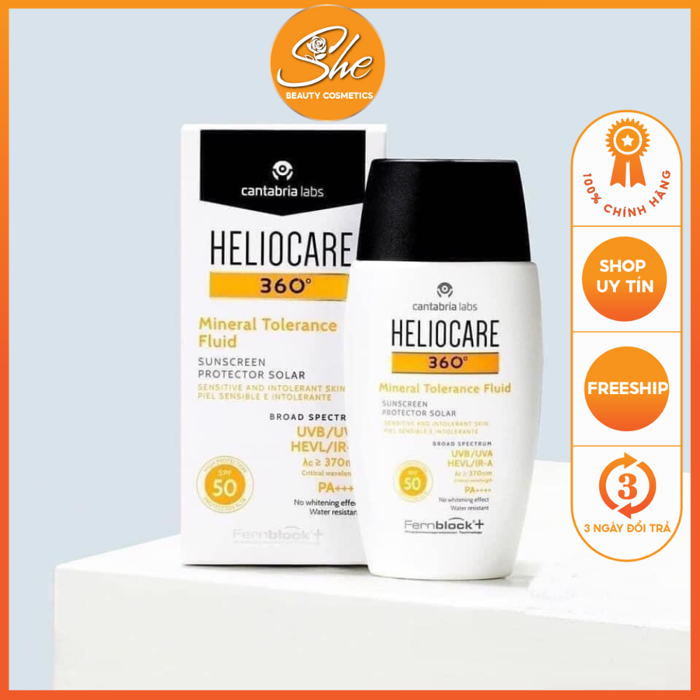 Kem chống nắng Heliocare 360 Mineral Tolerance SPF50+ 50ml