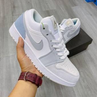 Giày sneaker JORDAN 1 THẤP CỔ MÀU XÁM XANH HÀNG TÀU