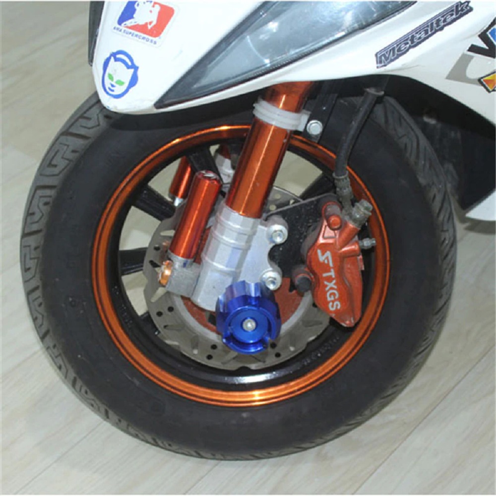 2 Pcs Aluminum Alloy Universal Motorcycles Falling Protector Explosion ...