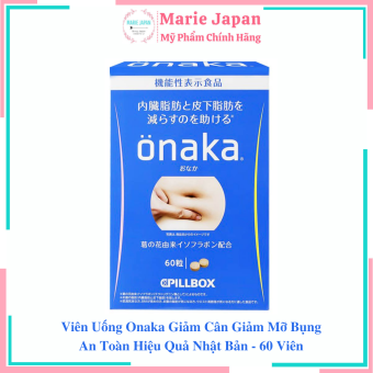 Viên Uống Onaka Giảm Cân Giảm Mỡ Bụng Hiệu Quả Nhật Bản - 60 Viên