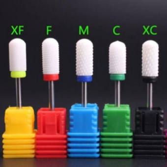 Đầu mài sứ dạng trụ tròn  lắp máy mài móng cực thích giúp mài móng tay mịn nhanh không ảnh hưởng đến móng