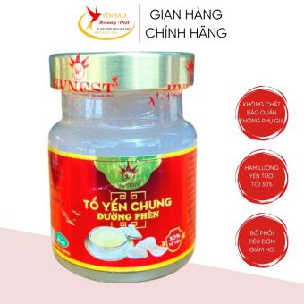 Yến sào chưng sẵn đường phèn HVNEST không chất bảo quản, thể tích 70ml , Yến sào Hoàng Việt, yến sào cao cấp, yến sào chính hãng