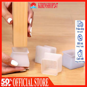 Miếng silicon bọc chân bàn ghế hình vuông dày